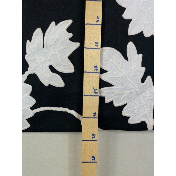 Guess Womens 8 Floral Embroidered Bodycon Dress Removable Straps Black White NWT - Picture 7 of 9